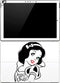 Disney Snow White Black and White Art Surface Pro (2017) Skin